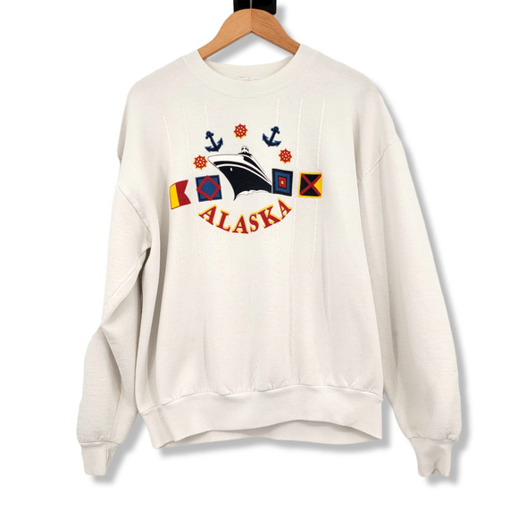 Jerzees Other - Vintage 1980s Jerzees Alaska Sweatshirt Size XL